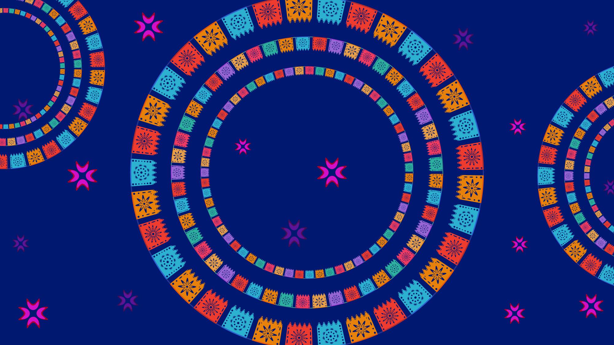 colorful circular pattern
